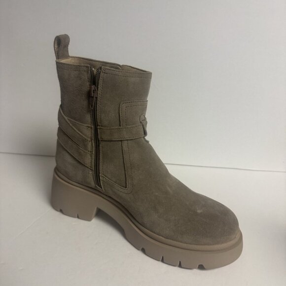 Steve Madden Womens Colletta Boot Taupe Suede Size 9.5 M - Picture 2 of 6